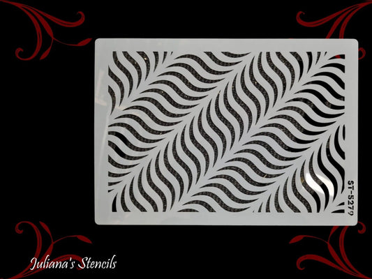 Fern Pattern furniture and wall Paint Stencil-Vintique Concepts
