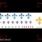 Fleur de Lis Border assorted sizes  furniture paint stencil 150mm x 450mm-Vintique Concepts