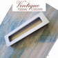 Flush Pull handle Nickel (invisable screws) 143mm 42mm