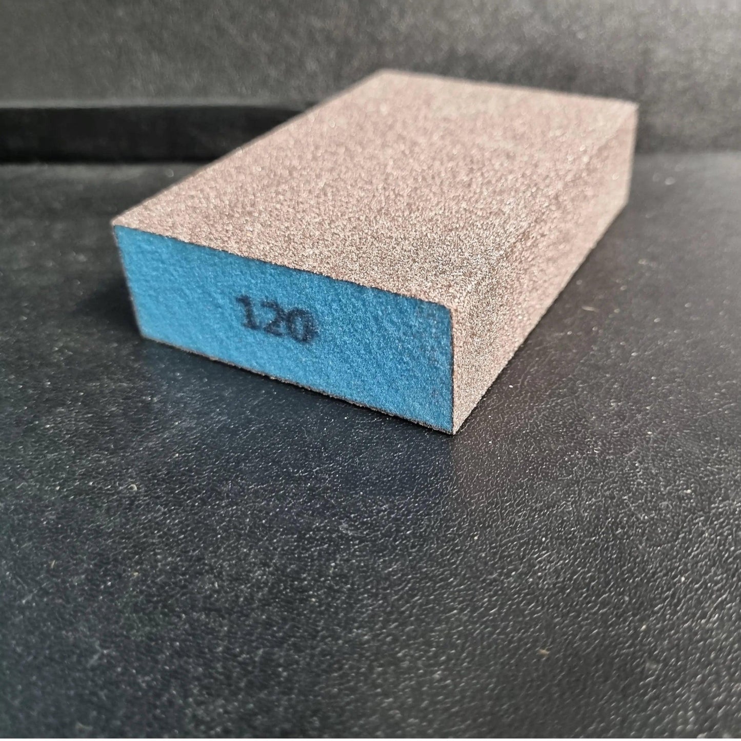 Foam (sponge) Sanding Block 120 Grit 100mm x 70mm-Vintique Concepts