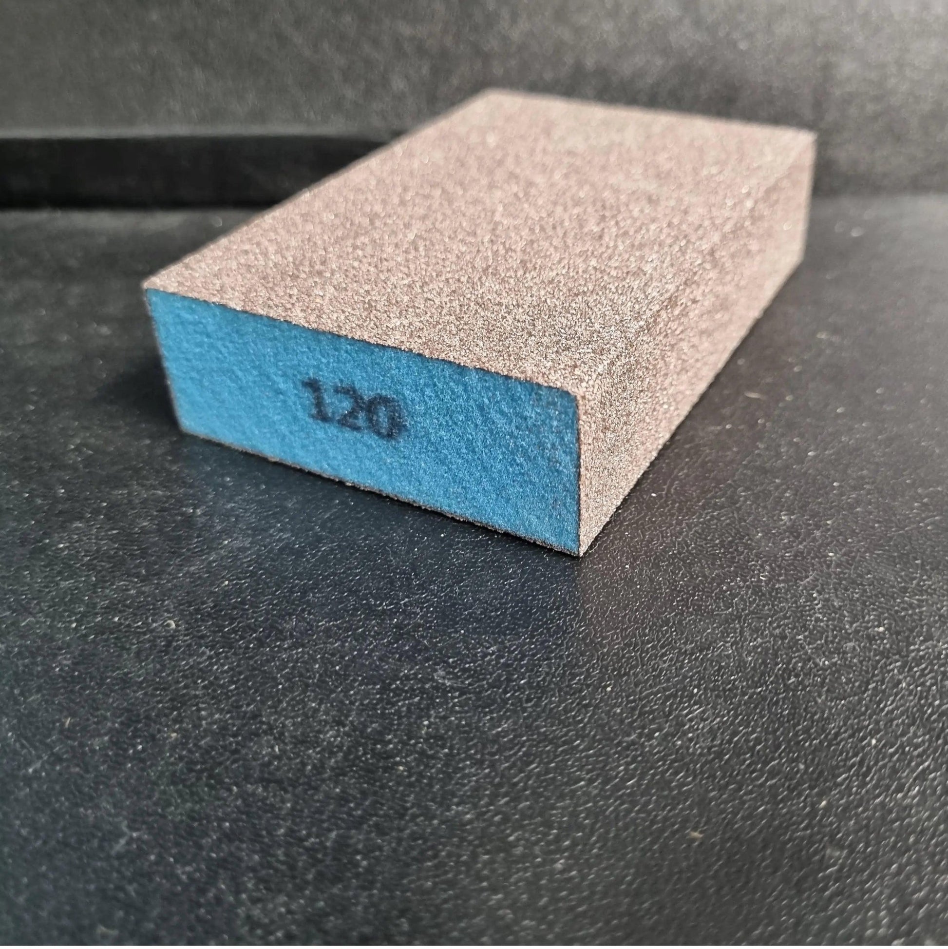 Foam (sponge) Sanding Block 120 Grit 100mm x 70mm-Vintique Concepts