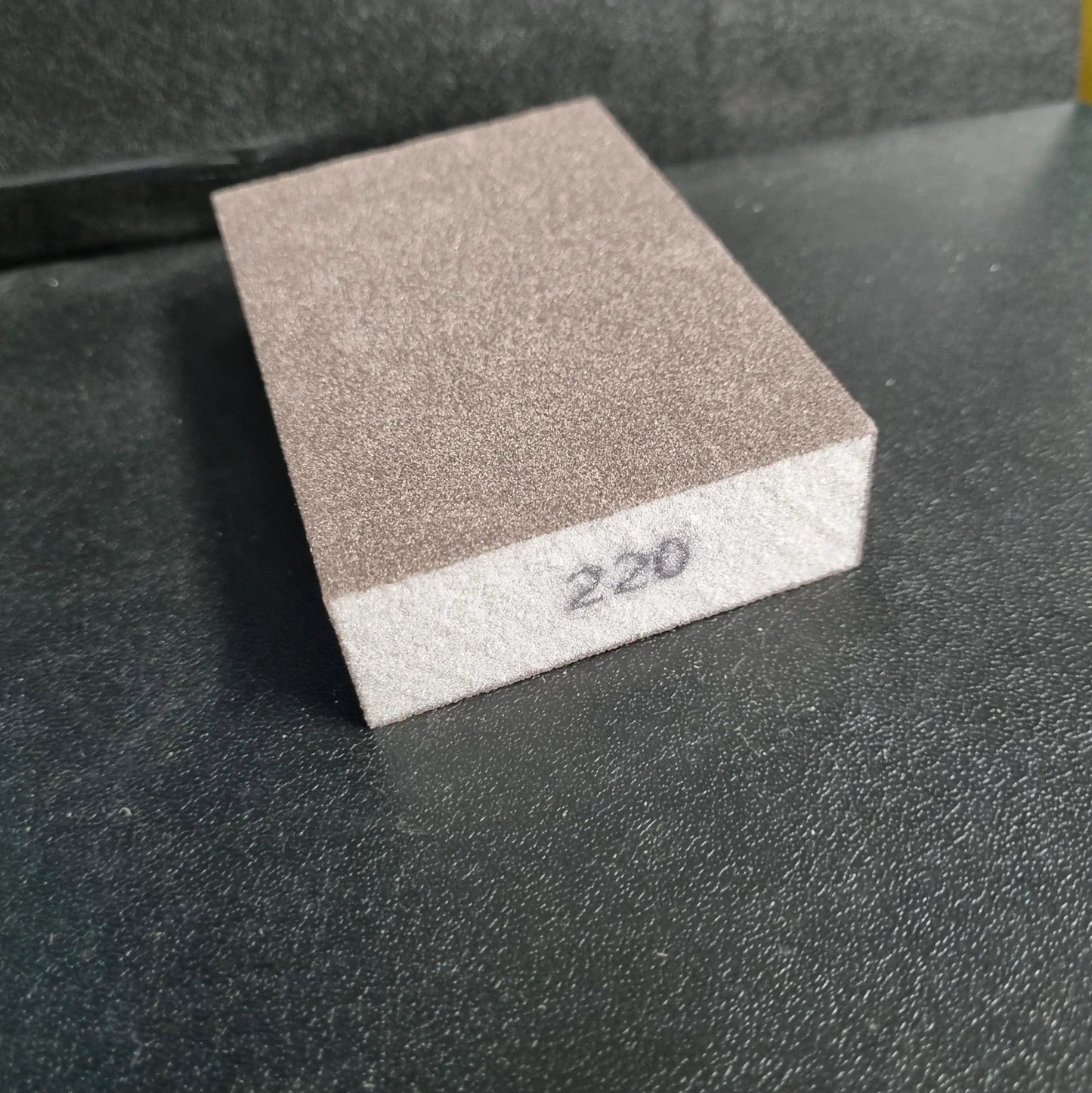 Foam (sponge) Sanding Block 220 Grit 100mm x 70mm-Vintique Concepts
