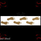 Foot Print Border vintage furniture & Wall  paint stencil 102mm x 385mm-Vintique Concepts