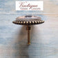 French series Vintage Glass/Zinc Alloy Gold Knob 54mm Royal Crown
