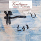 Gate latch heavy duty Black