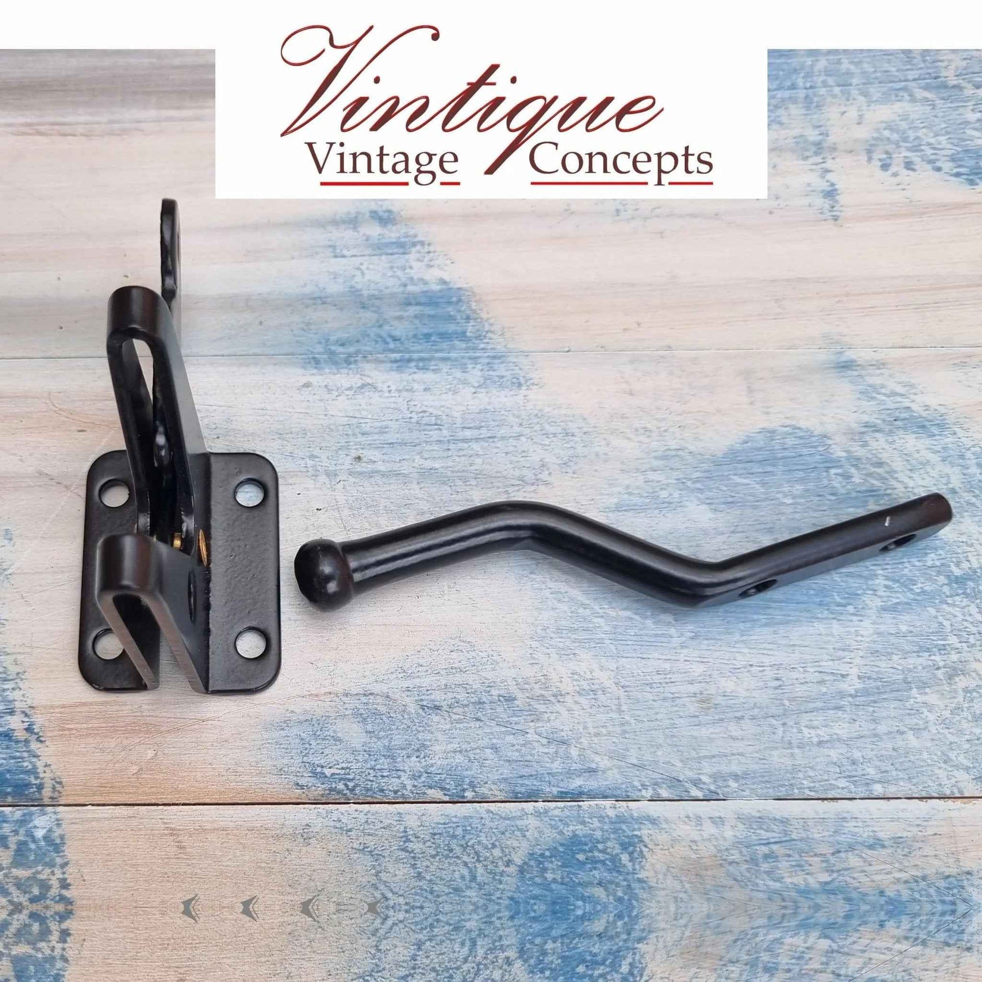 Gate latch heavy duty Black