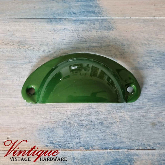 Half Moon Drawer Pull  Handle Leafy Green 86mm-Custom Colours