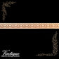 Half Moon Helix pattern carved Wood furniture trim moulding 11mm wide-Vintique Concepts