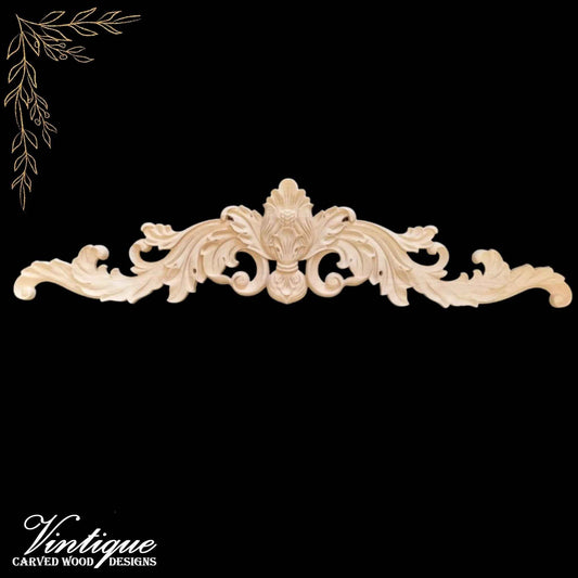 Hapsburg Flush Centre Wooden Applique 70cm x 16cm