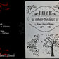 HOME is where the heart is furniture and wall Paint Stencil-Vintique Concepts