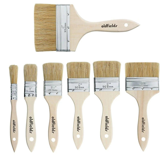 Industrial Bristle CHIP Paint, Resin & adhesive Brush from Oldfields-Vintique Concepts