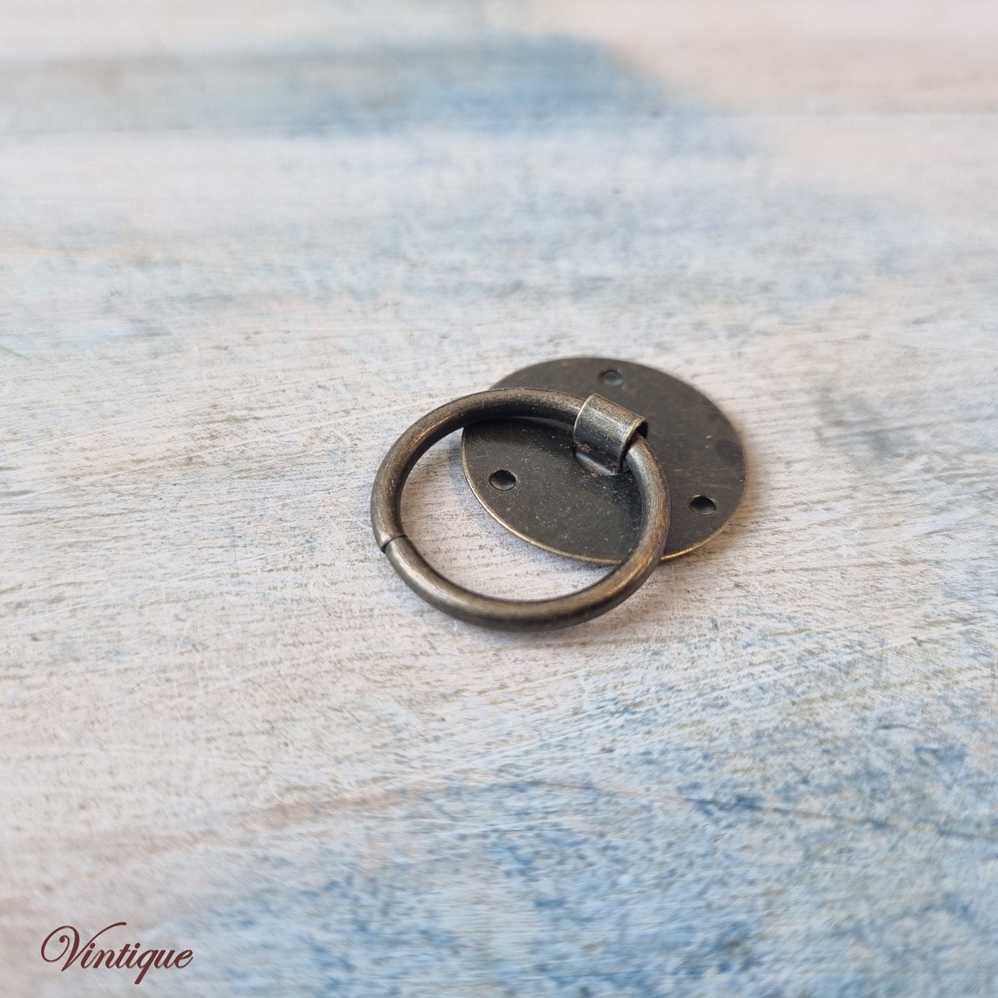 Itzy Bitzy Ring jewelry Box handle Bronze 21 x 29mm-Vintique Concepts