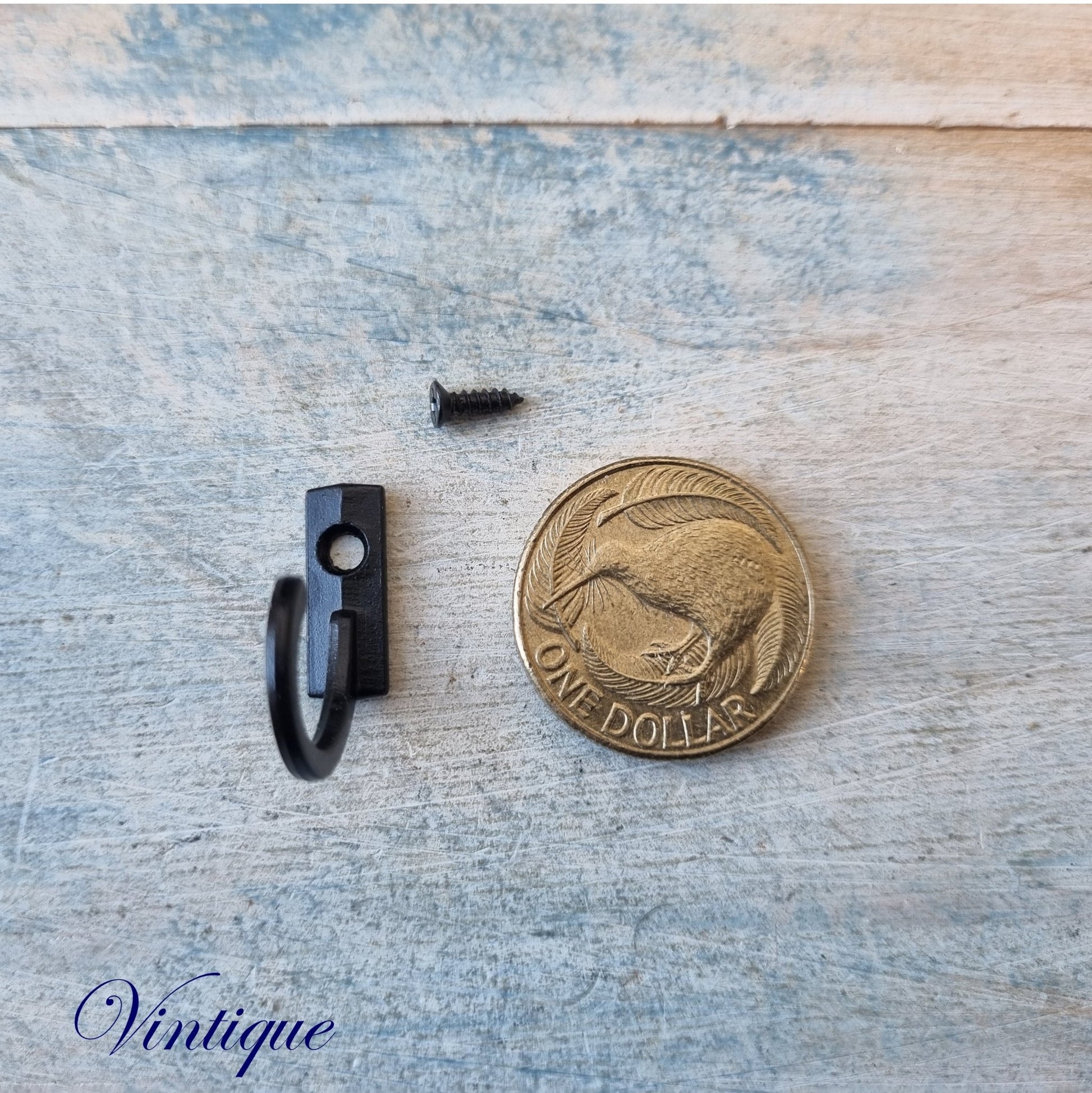 Itzy single prong Coat / key hooks (pkt of 5) 23mm x 18mm-Vintique Concepts