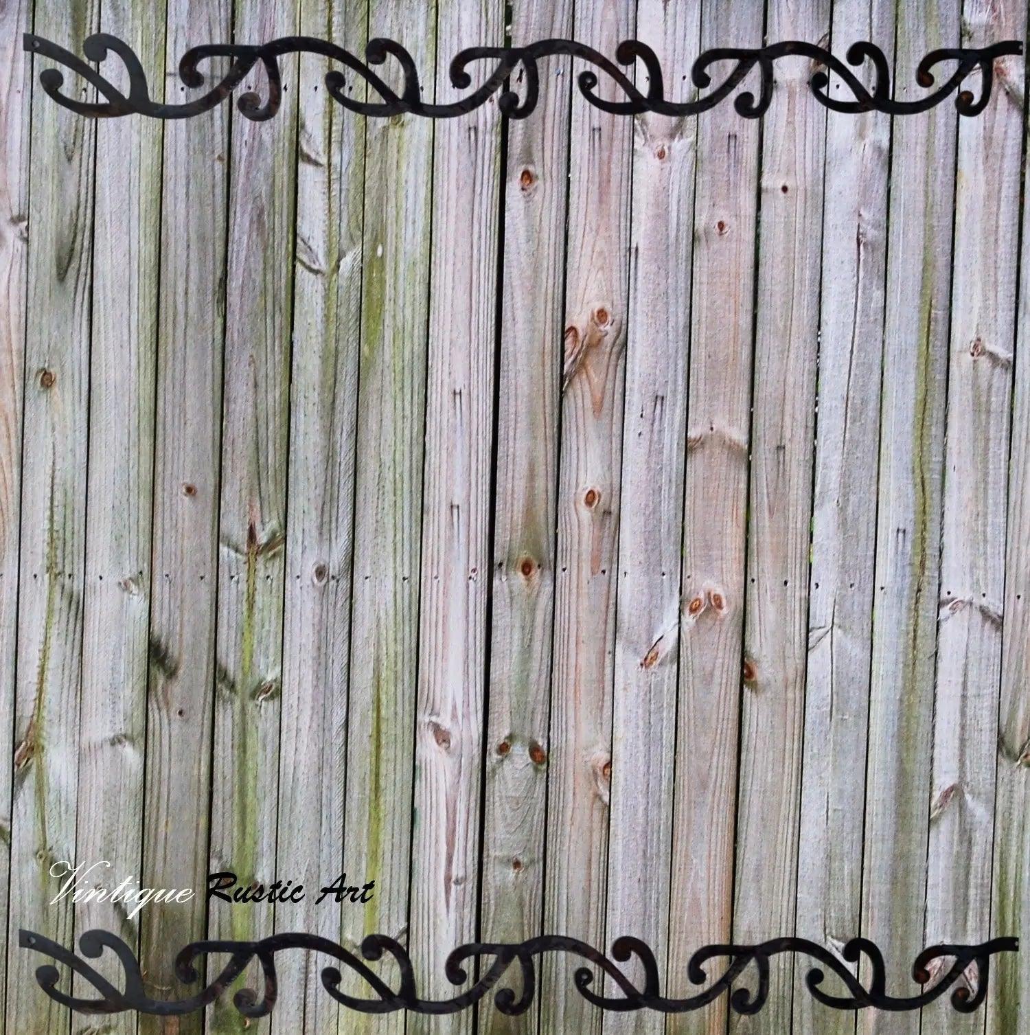 Koru Corten Garden edging Border 90mm high x 1060cm long-inner-Vintique Concepts