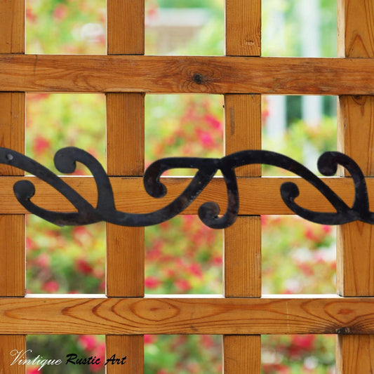 Koru Corten Garden edging Border 90mm high x 1060cm long-inner-Vintique Concepts