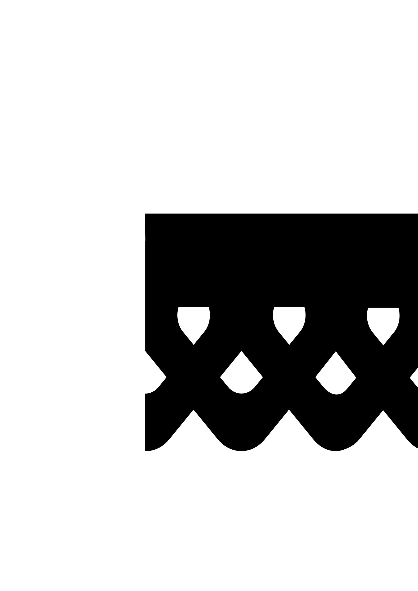 Wooden Lacework Border-Lattice DEEP (LW53) 115mm x 1050mm