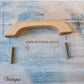 Lacquered Beach cupboard wooden handle 115mm Long-Vintique Concepts
