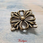 Large square Bronze metal decorative for cabinet furniture 50mm x 50mm-Vintique Concepts