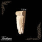 LEAFY Drop wooden corbel (each) 15cm x 8cm x 2.5cm
