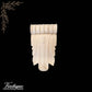 LEAFY Drop wooden corbel (each) 15cm x 8cm x 2.5cm