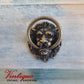 Lion Head Ring Pull Bronze- 43mm x 67mm-Vintique Concepts