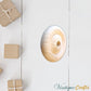 Maple Classic wood wheel 25mm (6.35mm axel) for toys-Vintique Concepts