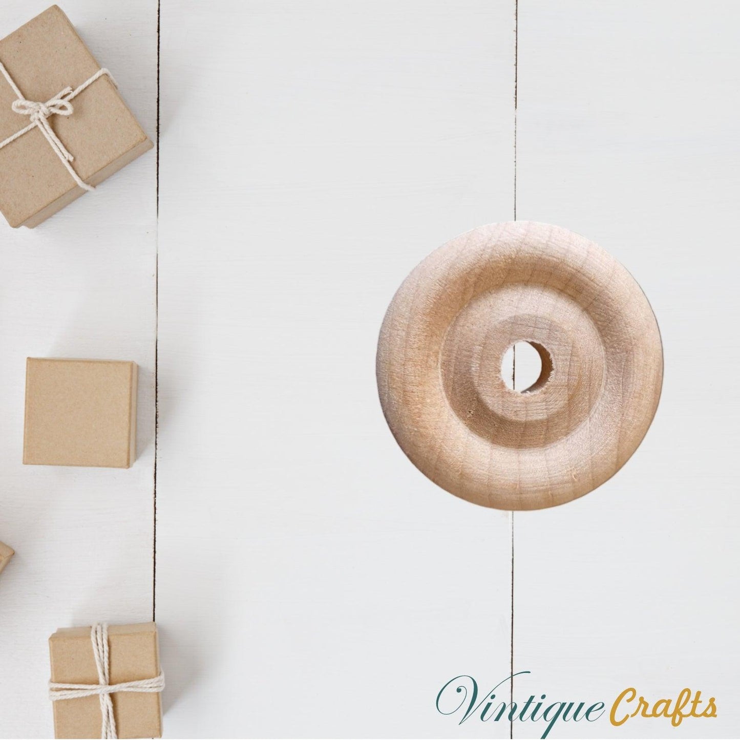 Maple Classic wood wheel 25mm (6.35mm axel) for toys-Vintique Concepts