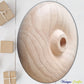 Maple Classic wood wheel 75mm (9.5mm axel) for toys-Vintique Concepts
