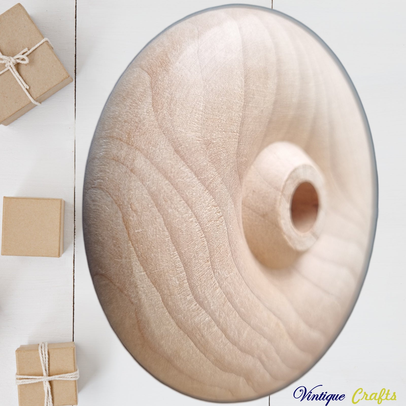 Maple Classic wood wheel 75mm (9.5mm axel) for toys-Vintique Concepts