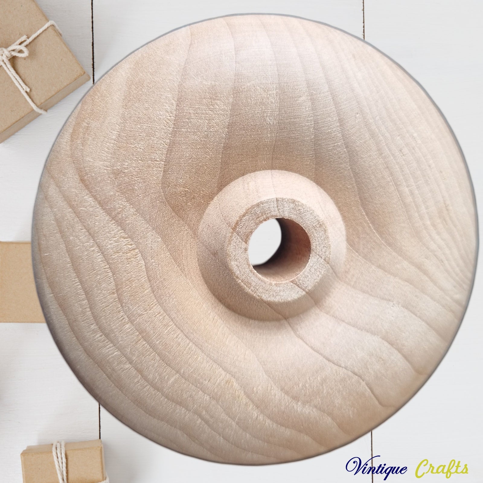 Maple Classic wood wheel 75mm (9.5mm axel) for toys-Vintique Concepts
