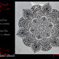 Medallion Mandala Pattern Vintage furniture paint stencil 305mm x 305mm-Vintique Concepts