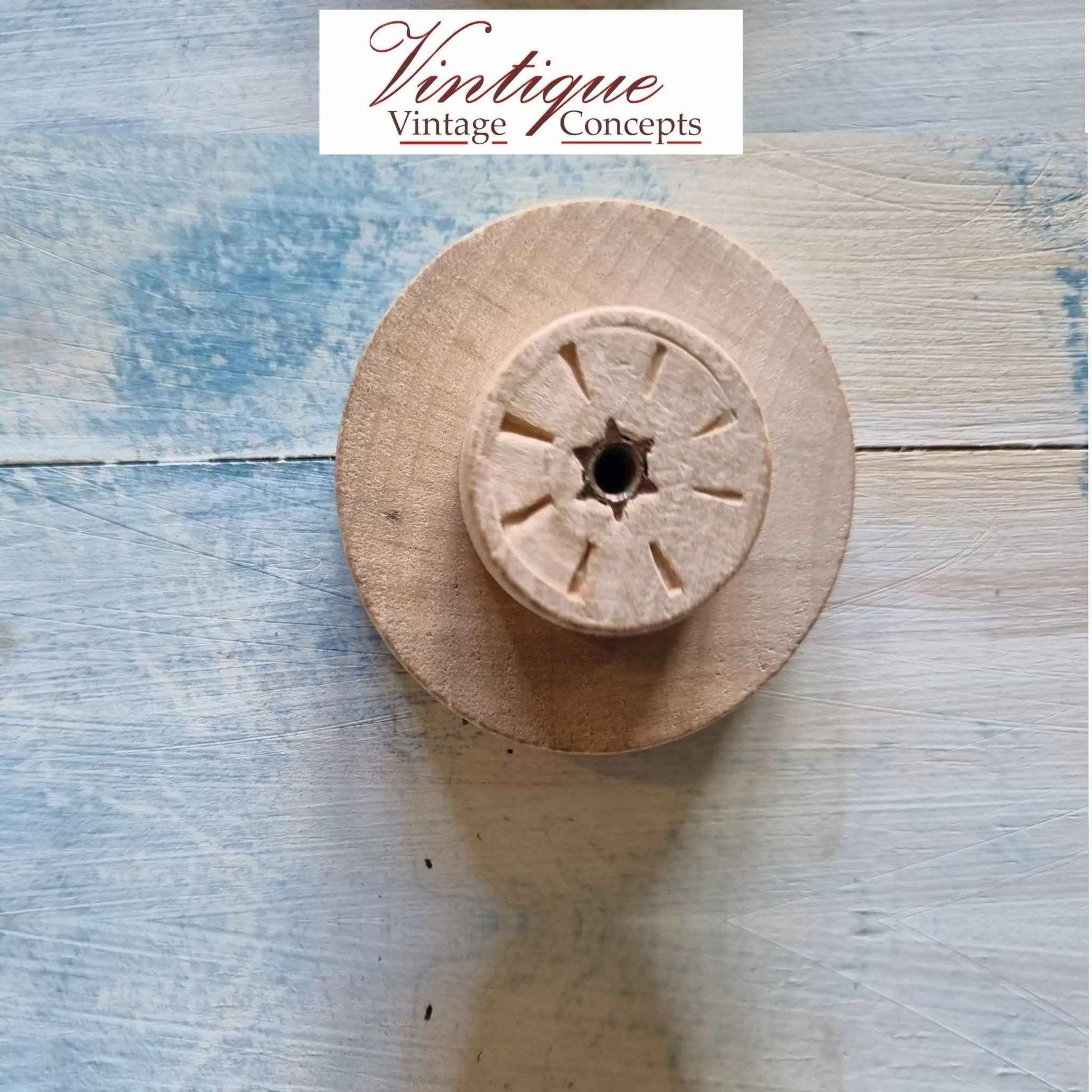 Natural Wood furniture knob 50mm