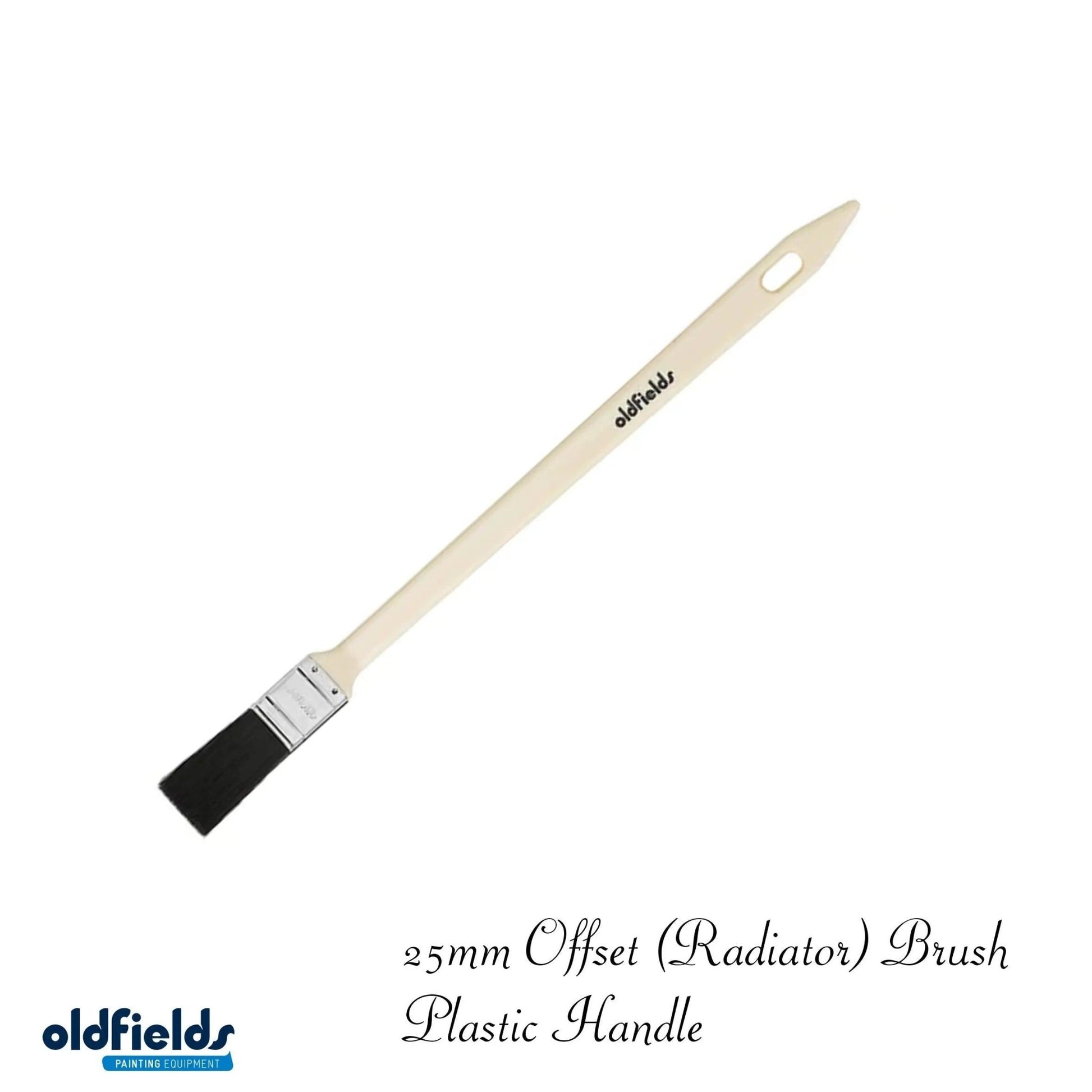Offset or Radiator Paint Brush Plastic handle/hog bristle from Oldfields-3 sizes-Vintique Concepts