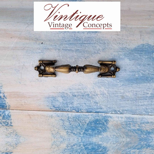 Old Gold Edwardian Cabinet or drawer handle 90mm
