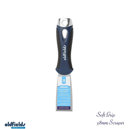 Oldfields 800 series Soft Grip scrapers, Blades and putty knives-Vintique Concepts