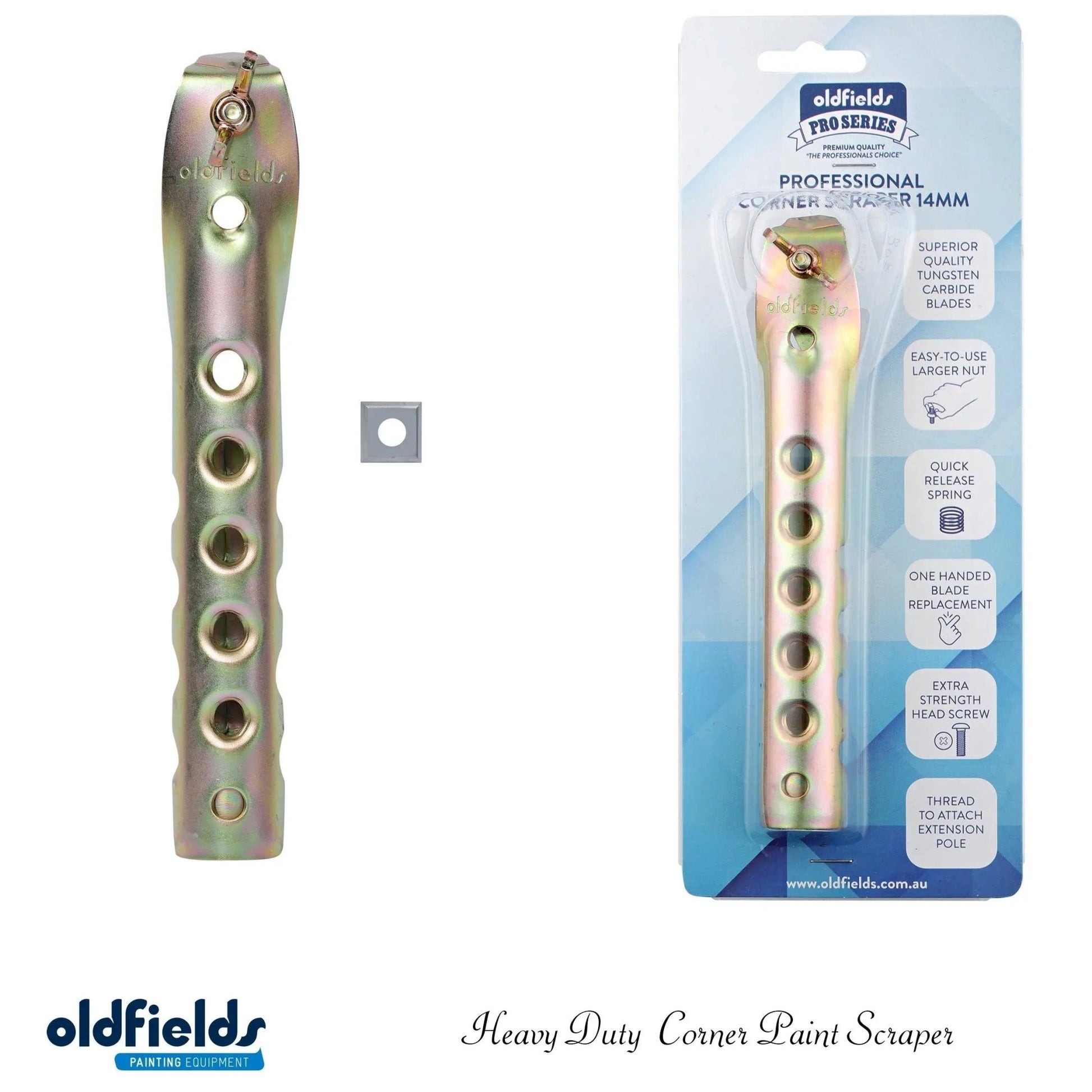 Oldfields Heavy Duty Pro Series paint Scraper and corner scraper-Vintique Concepts