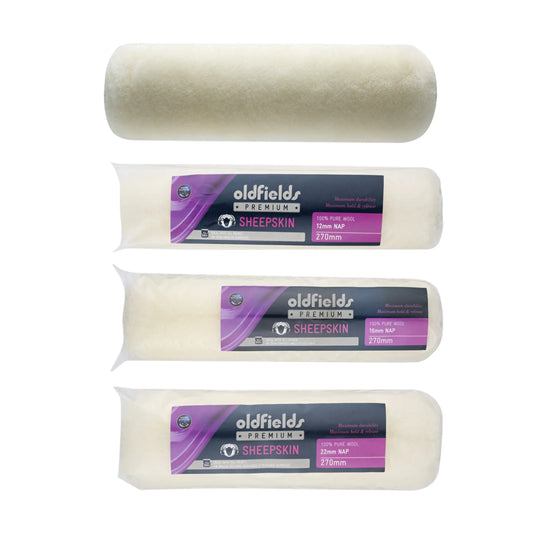 Pro Series Professional Sheepskin Paint Roller Sleeves from Oldfields - Vintique Concepts