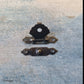 Scallop delicate Vintage jewelry Box Latch / catch 30mm x 19mm