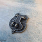 Tudor Shield Gold colour box latch 40mm x 42mm