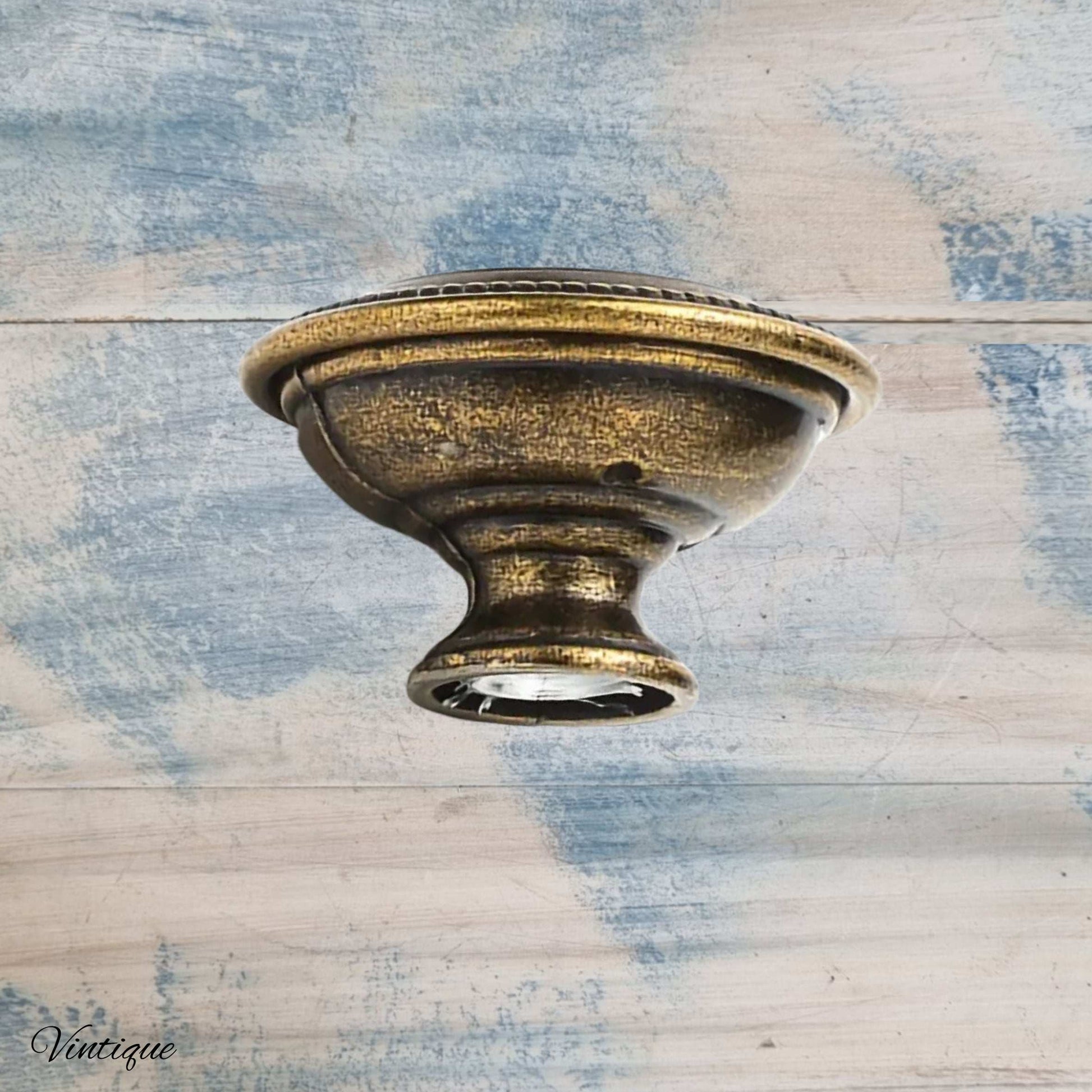 Retro dimple Bronze Drawer Knob 32mm diameter