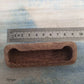 Mahogany Cavity rectangle Flush wooden door Handle 90mmx27mm