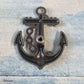 Vintage Ships anchor cabinet Knob / Drawer handle 70mm x 58mm