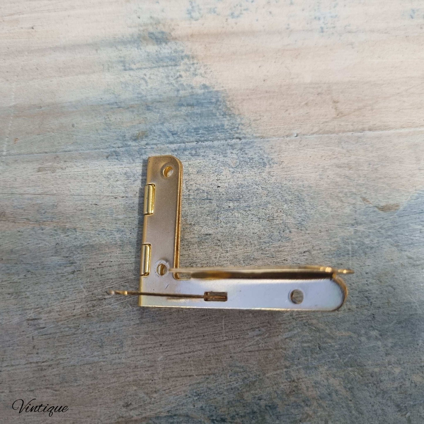 Brass Marine quality Quadrant Box Hinge 52mm x 38mm-Lipped edge