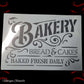 Bakery paint furniture stencil A4