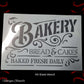 Bakery paint furniture stencil A4