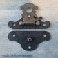 Catherines Vintage jewelry Box Latch /double Lock XL 65 x 57mm