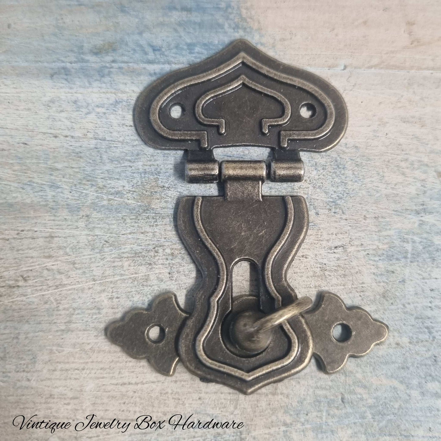 Tulip Bronze Vintage Clasp latch 63mm x 55mm
