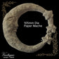 paper mache sun face and stars 105mm dia Applique