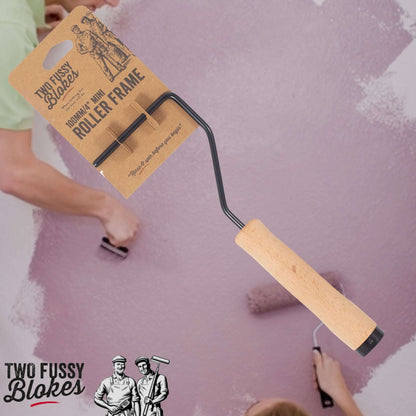 100mm wide mini-Roller 280mm Long handle from Two fussy Blokes