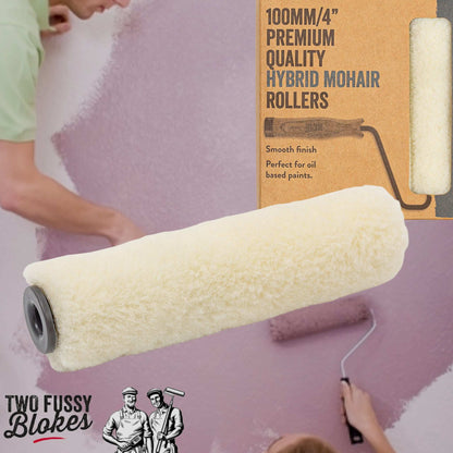 100mm Mini-Roller Mohair Paint Roller Sleeve -5mm Nap (Each) From Two Fussy Blokes